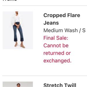 Brand new spanx denim cropped